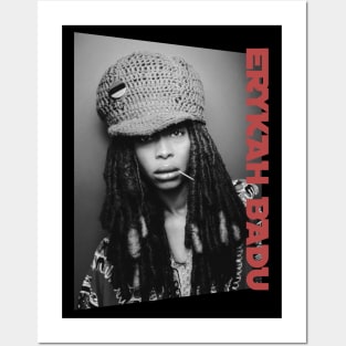 erykahbadu classic monochrome Posters and Art